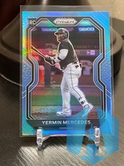 2021 Panini Prizm Yermin Mercedes RC #98 Carolina Blue Chicago
